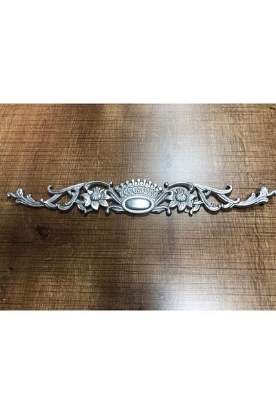 Decomarket Silver Small Door Crown 34.5*5 Cm