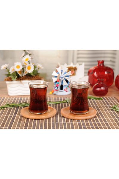 BERRY Wooden Plate Tea Set 2 Pieces