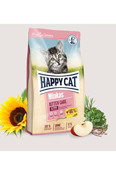 Happy Cat Minkas Yavru Kediler Için Yüksek Besin Değerli Tavuklu Mama 1.5 Kg