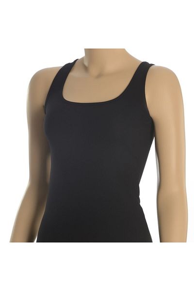 Altınay قميص داخلي أسود بحزام عريض للسيدات 2-pack 421
