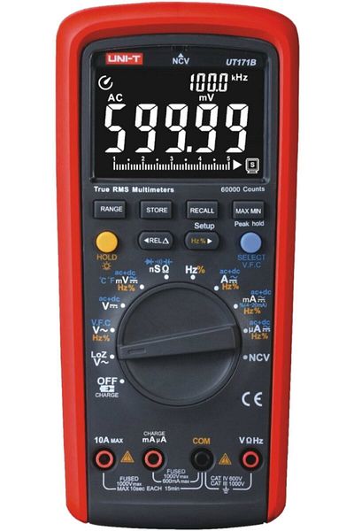 Unit Ut171b مقياس رقمي متعدد صناعي حقيقي Rms Ut171b
