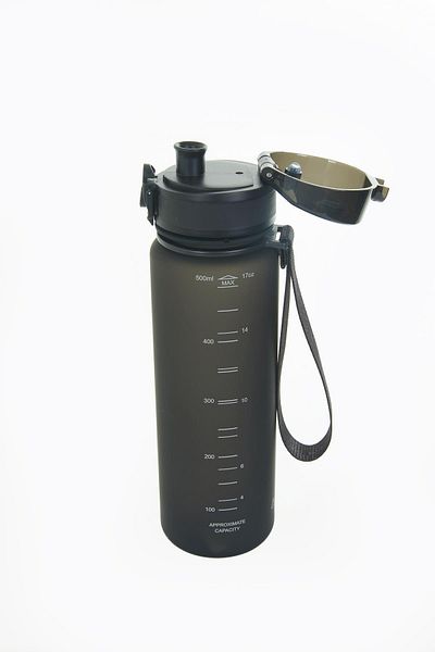 Uzspace 3026 Black Tritan Water Bottle 500ml