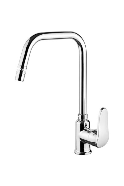 HMS Yüksek Gövdeli Pirinç Oynar Perlatörlü Mutfak Evye Batarya