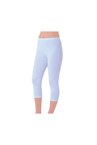 İlke Γυναικείο λευκό καλσόν Capri 2 Pack 2257