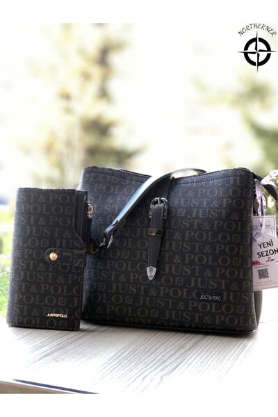 Just Polo Women's Hand and Shoulder Bag Wallet Combination