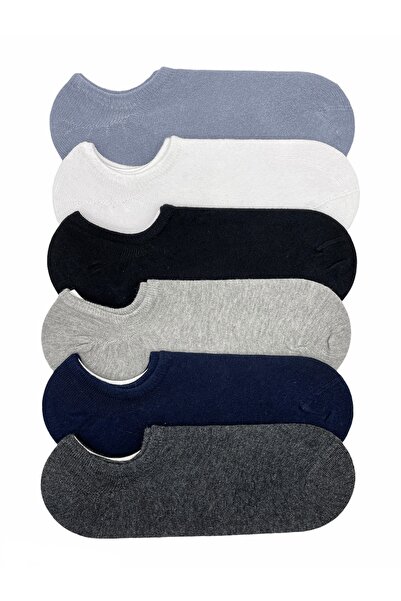 Şerif 12'li Kadın  Dikişsiz Penye Görünmez Sneaker Çorap