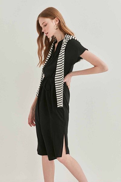 Vitrin Kleid - Schwarz - Asymmetrisch