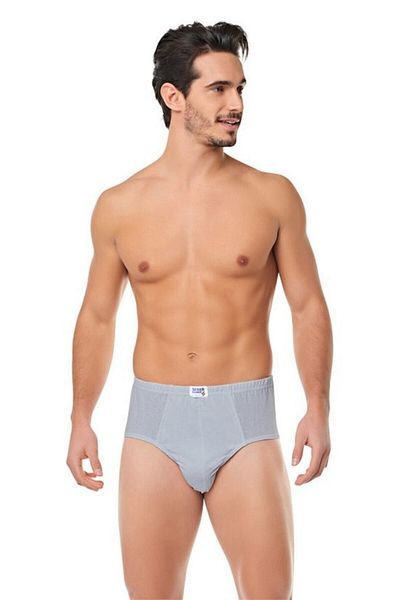 Seher Yıldızı 6 piese pentru bărbați gri Combed Com Slip