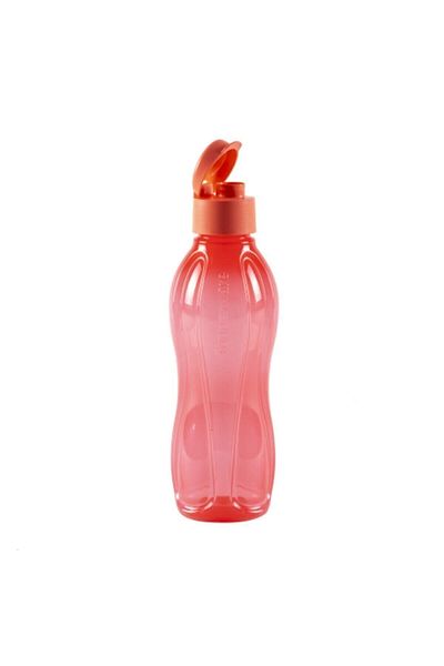 Tupperware Eco Bottle 750 ml Practical Lid Colorful Water Bottle Drinker