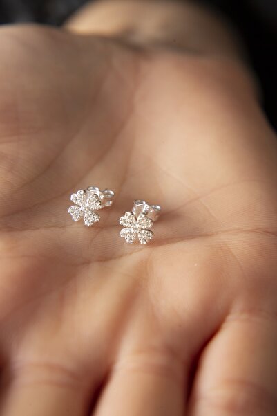 Elika Silver Kadın Kalp Model 925 Ayar Gümüş Küpe