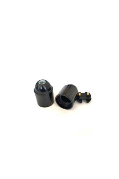 OKYANUSAYD Siyah Bakalit E27 Italyan Duy Standart Avize Ampul Duyu