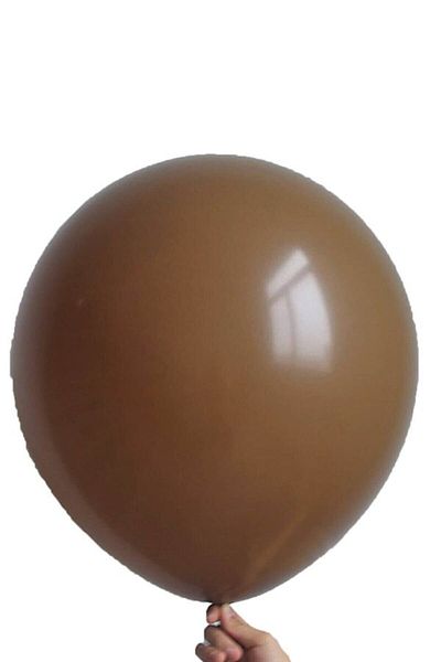 BalonEvi 24" Brown Jumbo Balloon 3 Pack