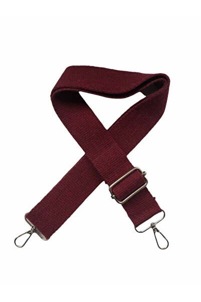 Alfa Tasarım Βαμβακερή λαβή τσάντας κολόνας 120 4cm Βουργουνδίας Χρώμα