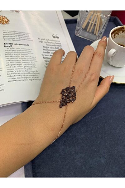 SARIASLAN Kadın Dantel Model Gümüş Şahmeran Bileklik