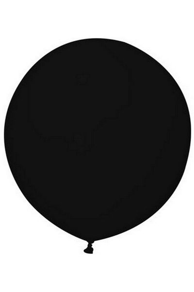 BalonEvi Balloon Jumbo 24'' Black Color Birthday