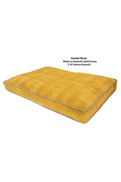 viscopet Luxury Visco Padded Durable Zippered Washable Cat Dog Bed Xl 70x100x10cm