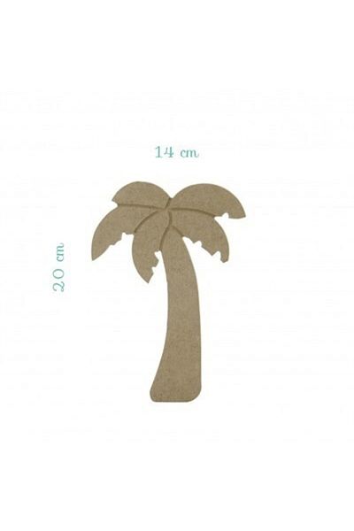 Cadence Palm Tree Model Wooden Object Small (mdf)