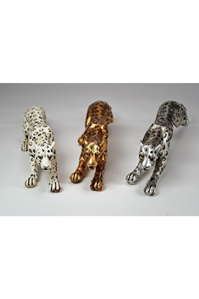 HAYAL İ BİBLO Dekoratif Leopar Biblo 45*10 Cm