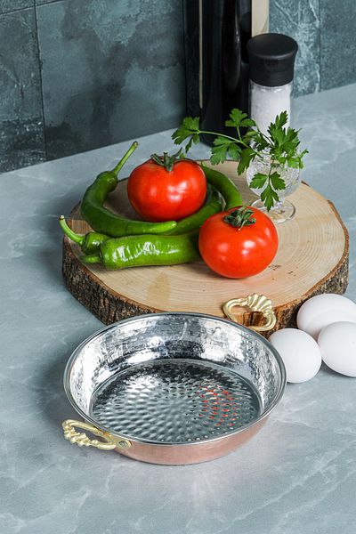 Wonder Copper Color Sahan Pan with 16 cm Width