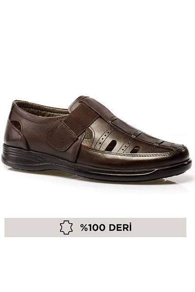 maximoda Ανδρικά σανδάλια από γνήσιο δέρμα