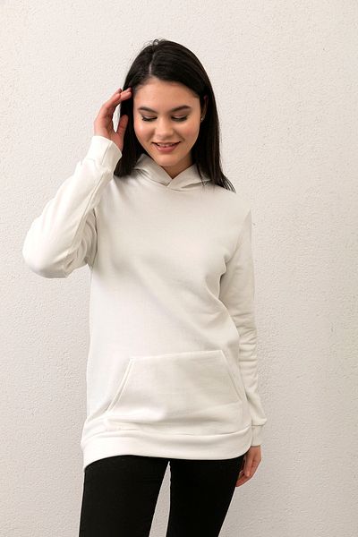 PK Wear Unisex Καγκουρό με κουκούλα Basic φούτερ