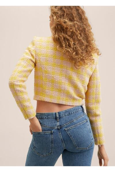 MANGO Woman Kısa Tüvit Ceket