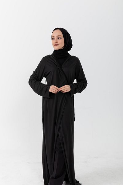 Kutay Collection Μαύρο φόρεμα προσευχής