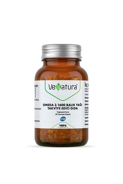 VeNatura Omega 3 1600 - Fish Oil Food Supplement