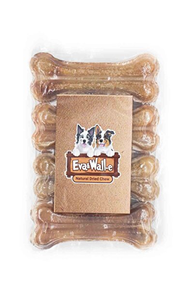 Eva & Wall-e Eva And Wall-e Doğal Köpek Pres Kemiği Naturel 4 Adet 7cm 20-25 Gr Avantajlı 3 Paket