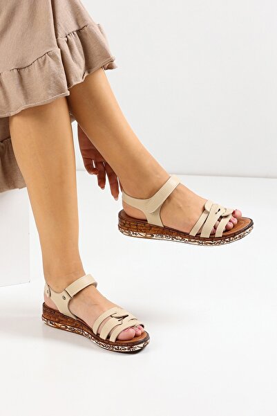 Ayax Ženske bež sandale