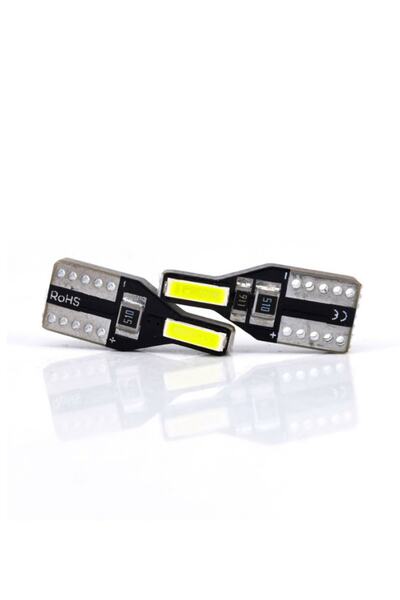 HR PAK T10 Led Ampul Park Led Plaka Led Tavan Led 2 Ledli 12v 5w Canbus Led