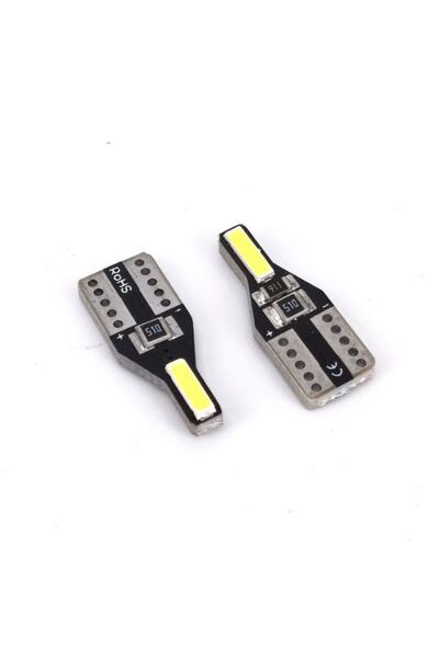 HR PAK T10 Led Ampul Park Led Plaka Led Tavan Led 2 Ledli 12v 5w Canbus Led