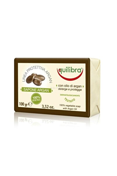 Equilibra صابون طبيعي بخلاصة الأرغان ينظف ويحمي 100 جرام
