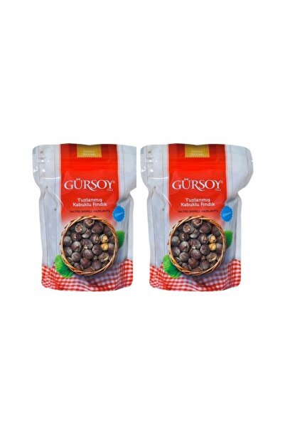 Gürsoy Tuzlanmış Kabuklu Fındık Doypack 500 G X 2 Adet