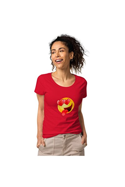 LADİJİTAL BASKI ÇÖZÜMLERİ Boja Emoji Štampano T-shirt