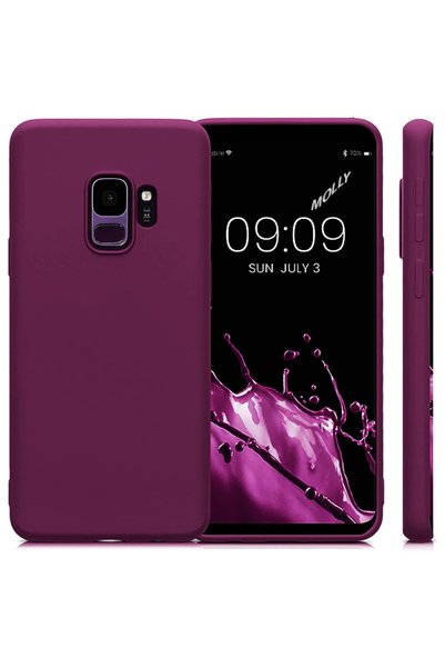 Molly Galaxy S9 Compatible Plum Matte Silicone Case