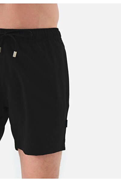 John Frank Gts- Siyah Spor Deniz Şortu