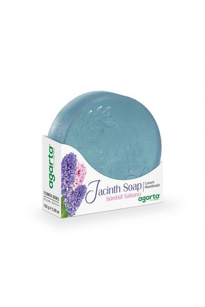 Agarta Hyacinth Soap Natural 150 gr 6 Pieces