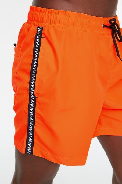 Trendyol Collection Badeshorts - Orange - Unifarben