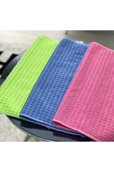 Mikrofiberim 3 Pack Economical Microfiber Drying and Kitchen Cleaning Cloths 40x40