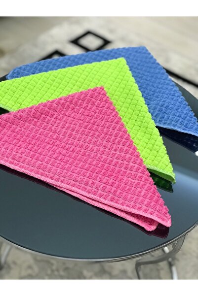 Mikrofiberim 3 Pack Economical Microfiber Drying and Kitchen Cleaning Cloths 40x40
