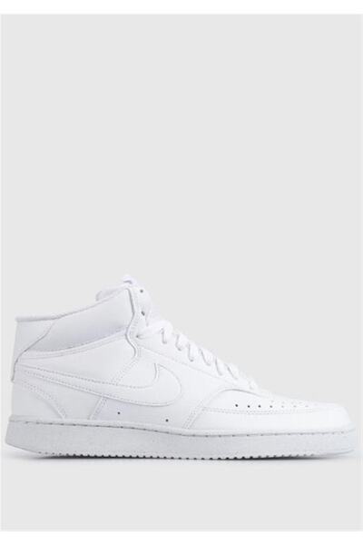 Nike Court Vision Mid Nn - Erkek Beyaz Bilekli Spor Ayakkabı - Dn3577-100