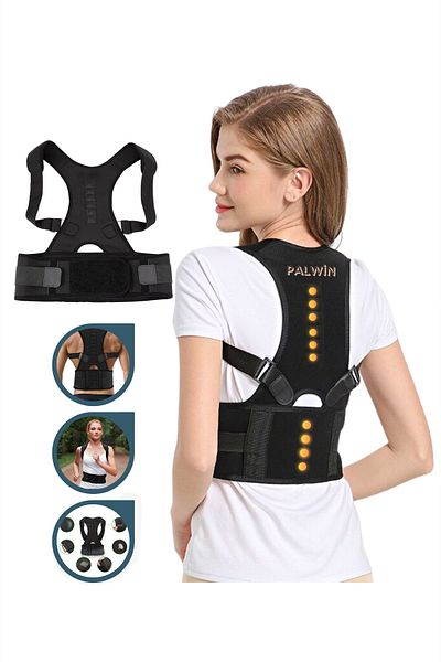 Palwin Magnetic Upright Posture Corset Anti-Hunchback Corset Shoulder Back Corset That Provides Upright Standing