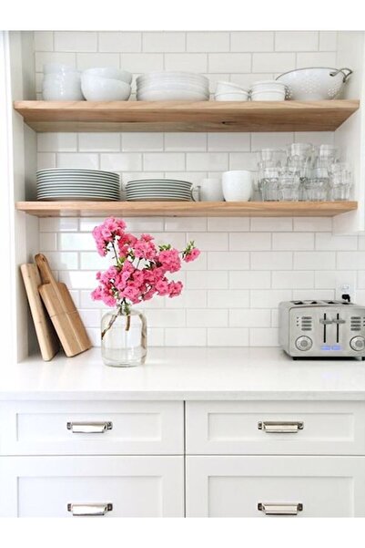 Karadeniz Dizayn Ahşap Raf 2'li 70x20 Cm Kalınlık 40mm