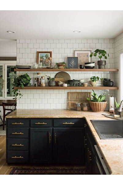 Karadeniz Dizayn Ahşap Raf 2'li 130x20 Cm Kalınlık 40mm