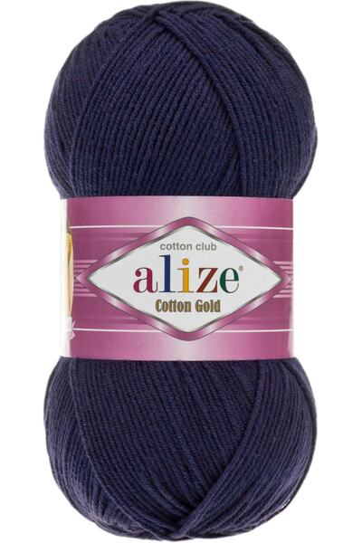 Alize Cotton Gold Pamuk,amigurumi,panç El Örgü Ipi Renk Kodu:58-lacivert