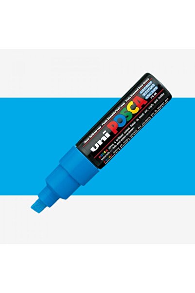 Uni Posca Marker Pen Pc-8k 8mm Light Blue