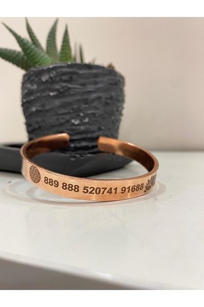 KAVELE Number Secance Pure Copper Bracelet -Suitable for All Wrists-paste-unisex-