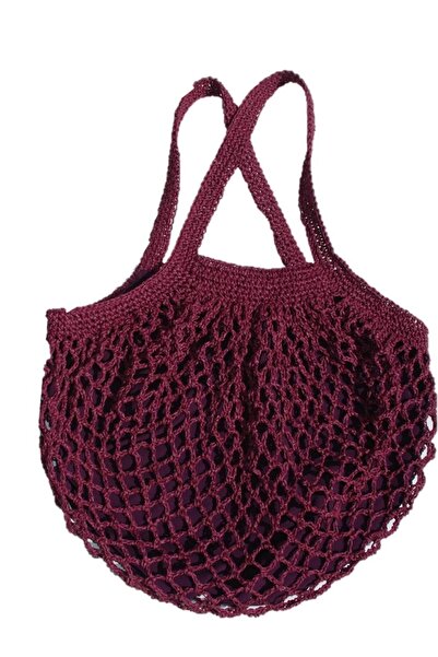 Genel Markalar Kağıt Ip El Örgüsü Astarlı Omuz Askılı Plaj ,gündelik Omuz Çan...