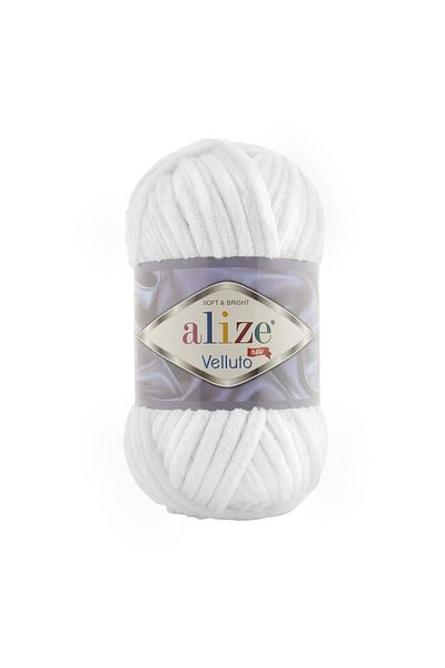 Alize 5 Τεμάχια 100 Gr Velluto 55 Πλεκτό Σχοινί